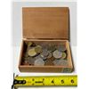 Image 1 : Box of Foreign Currency Coins.