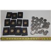Image 1 : 1996-97 Pinnacle Mint Collection brass hockey coins and Collection of vintage hockey coins, includin