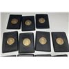 Image 3 : 1996-97 Pinnacle Mint Collection brass hockey coins and Collection of vintage hockey coins, includin