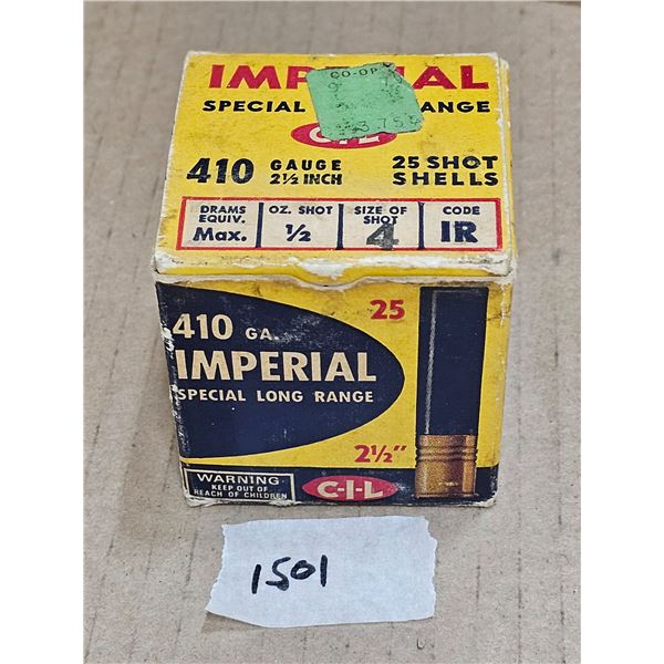 Partial Box #4 .410GA 2 1/2" Shotgun Shells **PAL REQUIRED**