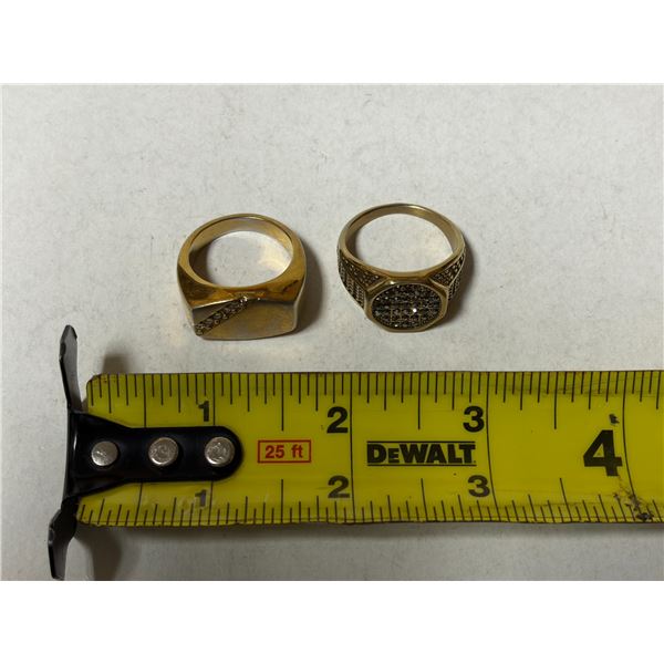 Lot of 2 Rings. (Sizes are 13, 10)