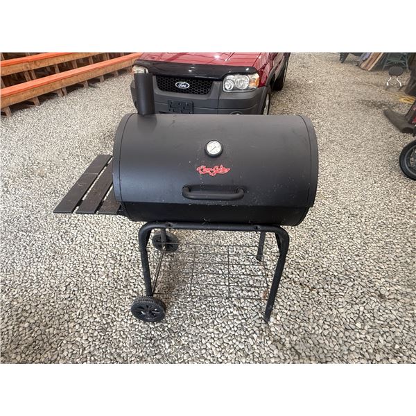 Char-Griller Barrel Style Charcoal Grill and Smoker