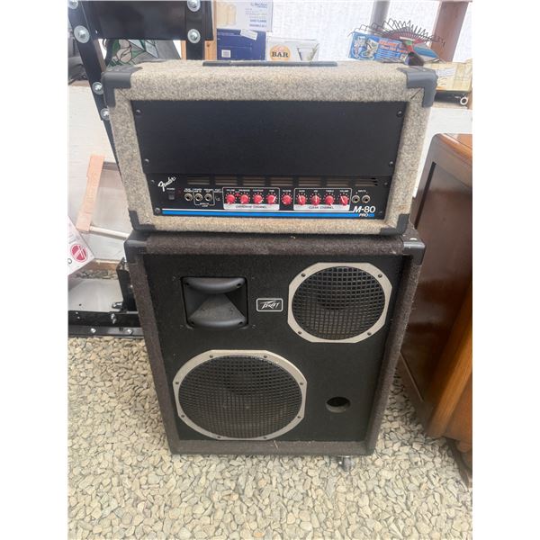 Fender M-80 Pro Series Guitar Amp with Peavey Speakers