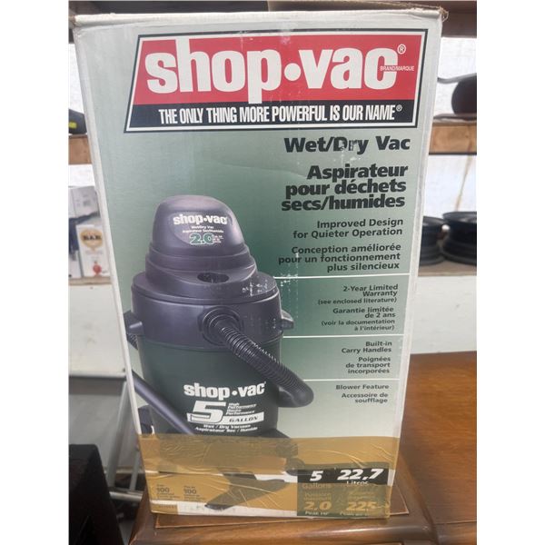 Shop-Vac 5-Gallon 2.0HP Wet/Dry Vac