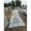 Image 1 : Three Reversible Outdoor Patio Rugs, Gray and White
