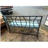 Image 2 : Outdoor Metal Frame Bench with Cushion