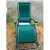 Image 1 : Green Outdoor Zero Gravity Recliner Chair