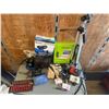 Image 1 : Electronics Assortment: Cameras, Portable DVD Player, and Accessories