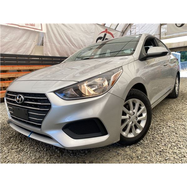 PARKSVILLE - "REPO UNIT" 2019 HYUNDAI ACCENT GREY 157159 KMS - 086012-1