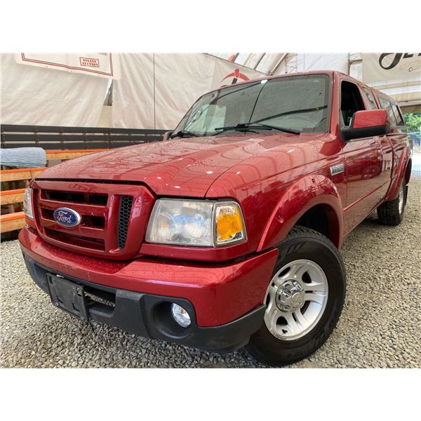 PARKSVILLE - 2010 FORD RANGER RED 190312 KMS - A07053