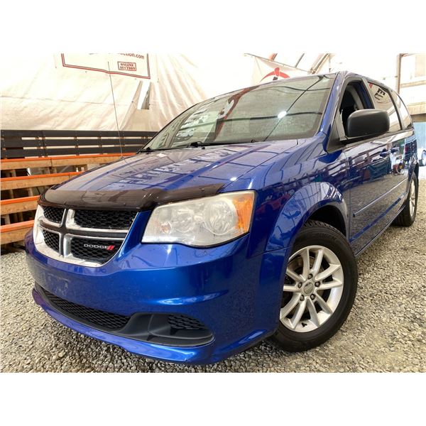 PARKSVILLE - 2013 DODGE GRAND CARAVAN BLUE 193894 KMS - 735196-2