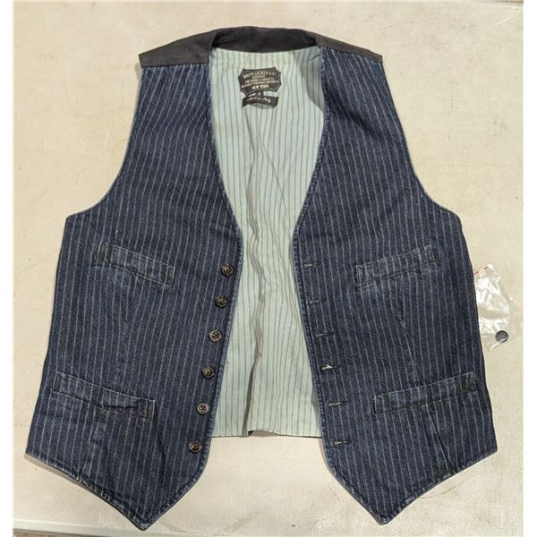 VTG Ralph Lauren Wabash Denim Vest Made in Italy
