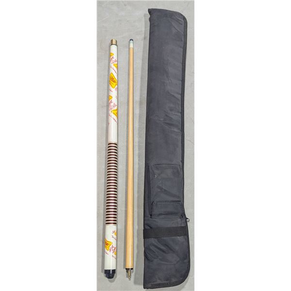 Miller High Life The Champagne of Beers Pool Cue w/ Soft Case
