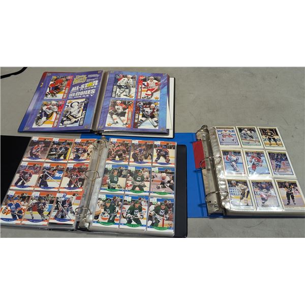3 Binders of Assorted Hockey Cards