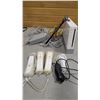 Image 1 : Nintendo Wii Lot w/ Console, Controllers, Cables, & Nunchuks