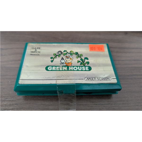 Nintendo Game & Watch Multi-Screen Green House Handheld Electronic Game