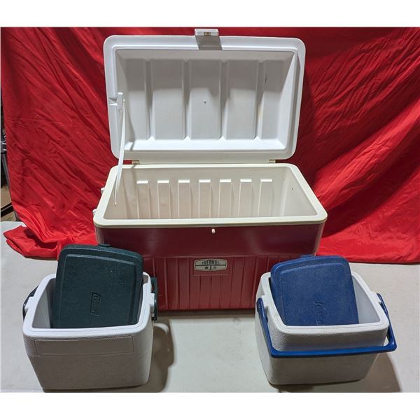 3 Coolers (Thermos & 2 Coleman)