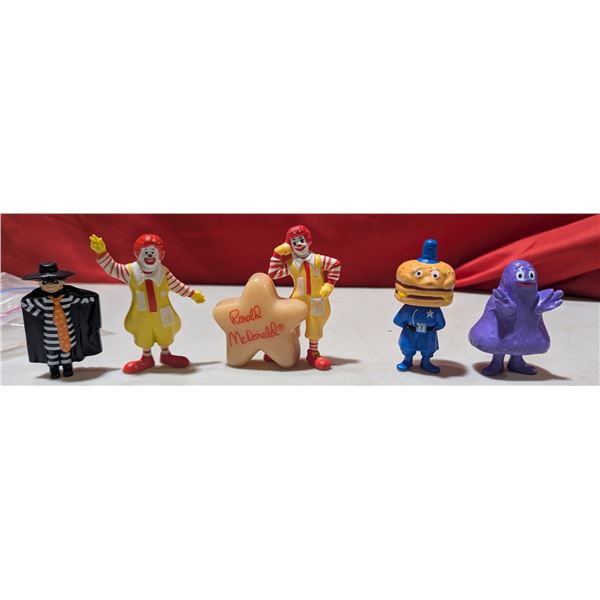 Lot of VTG McDonald's PVC Figures