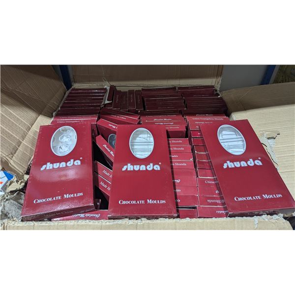 Lot of Assorted Shunda Chocolate Moulds
