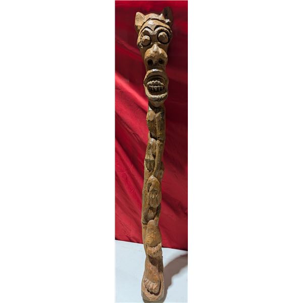 Hand Carved Wooden Statue