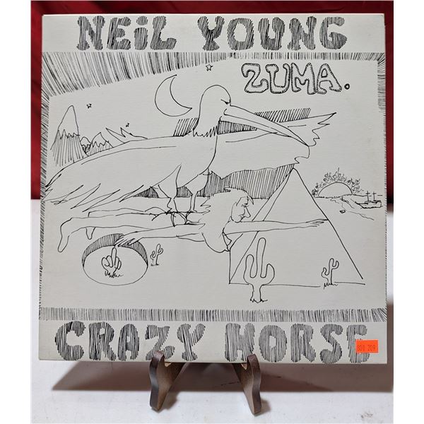 Neil Young Crazy Horse Zuma Vinyl Record