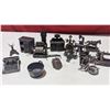 Image 1 : Assorted Miniature Cast Smalls: Cash Register, Ice Box, Stove, Creamer, & More