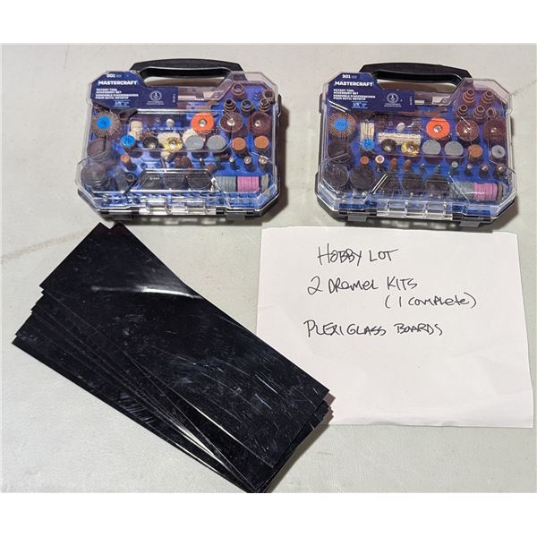 2 Mastercraft Rotary Tool Accessory Sets