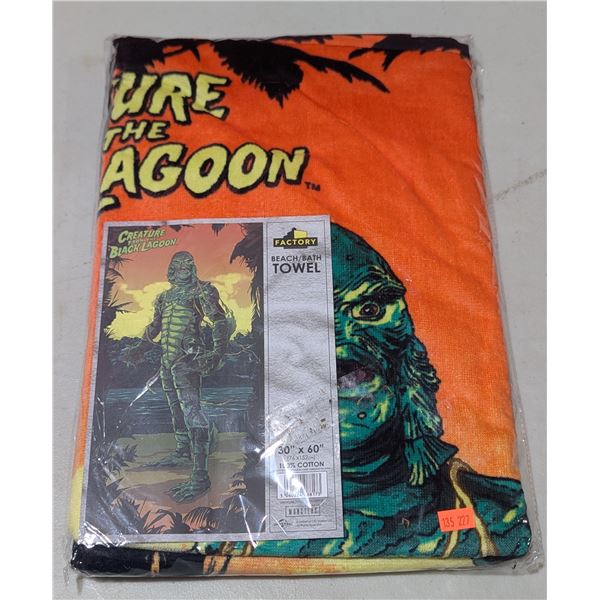 New Creature From The Black Lagoon Beach Towel