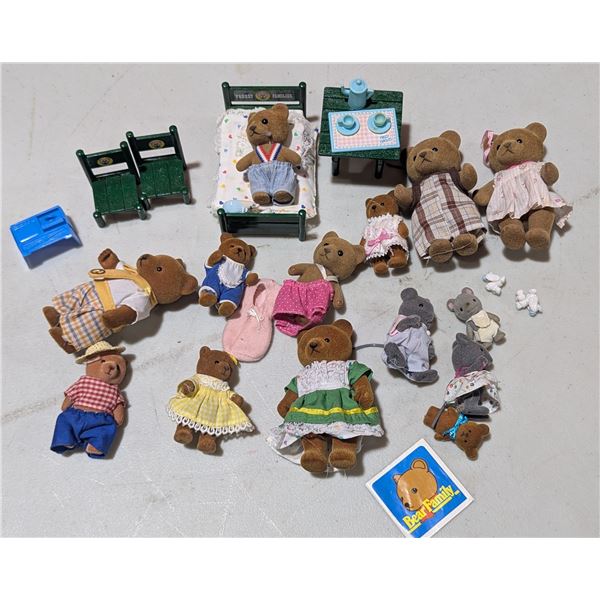 Bear Family Toy Collection