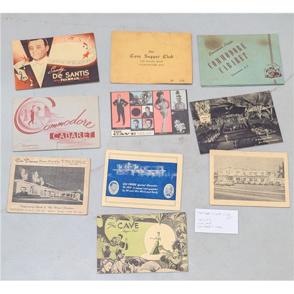 Vintage Local Vancouver B.C. Ephemera