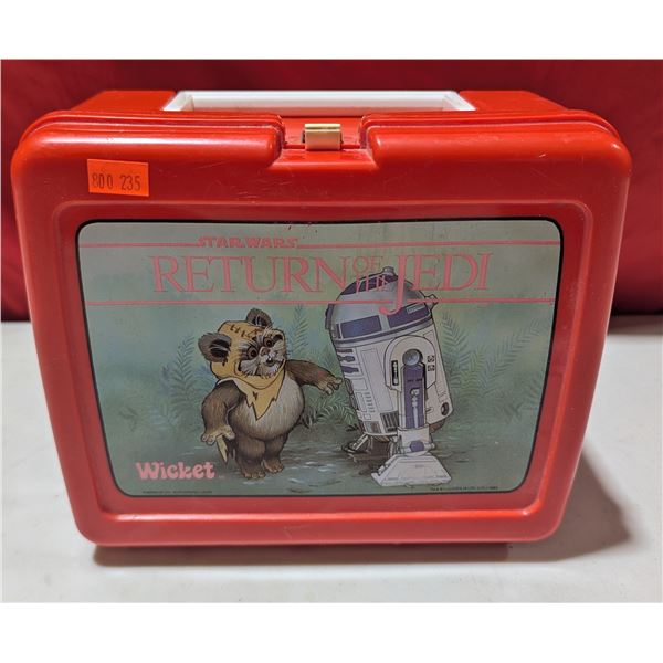 1983 Thermos Star Wars Return Of The Jedi Wicket Lunch Box