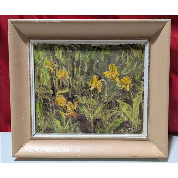 1960 Anthony Rice Signed Original Oil On Canvas Painting