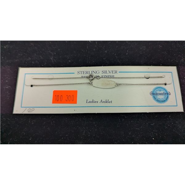 N.O.S. Sterling Silver Anklet