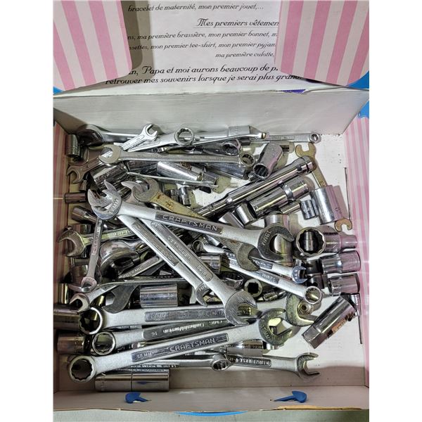 Assorted Wrenches & Sockets