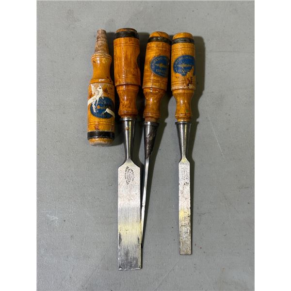 Vintage Eskilstuna Sweden Chisels