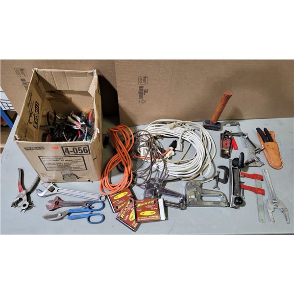 Assorted Tools & Extension Cords
