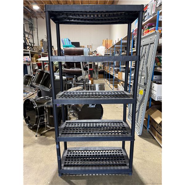 5 Tier Plastic Shelving Unit
