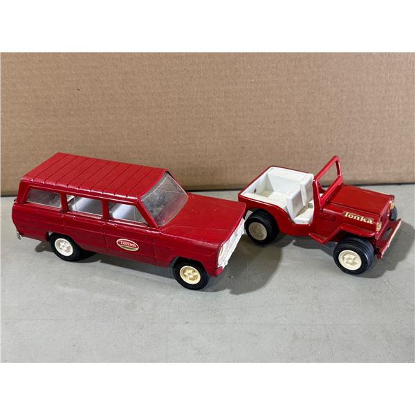 2 Vintage Tonka Toy Cars