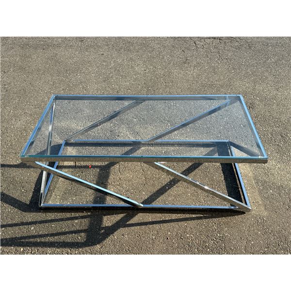 Glass Top Modern Coffee Table ``