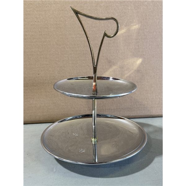 Vintage 2 Tier Cake Tray