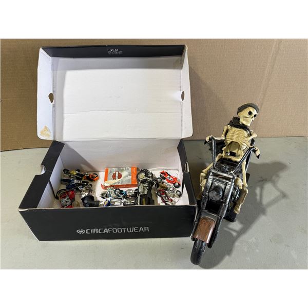 Assorted Motorcycle Collectibles