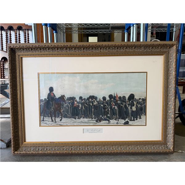 Framed " The Roll Call" Print