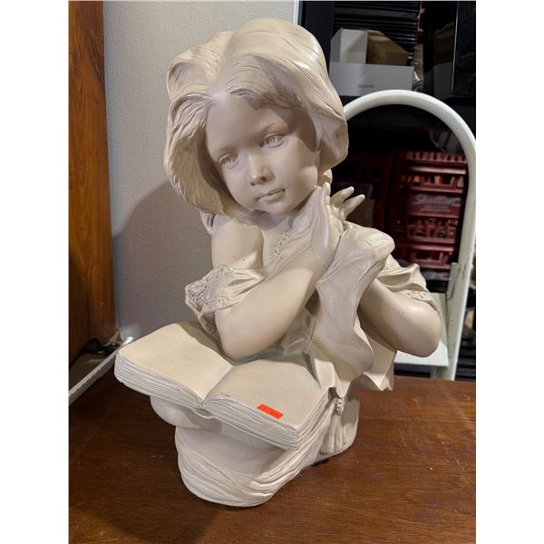 Child Reading Bust