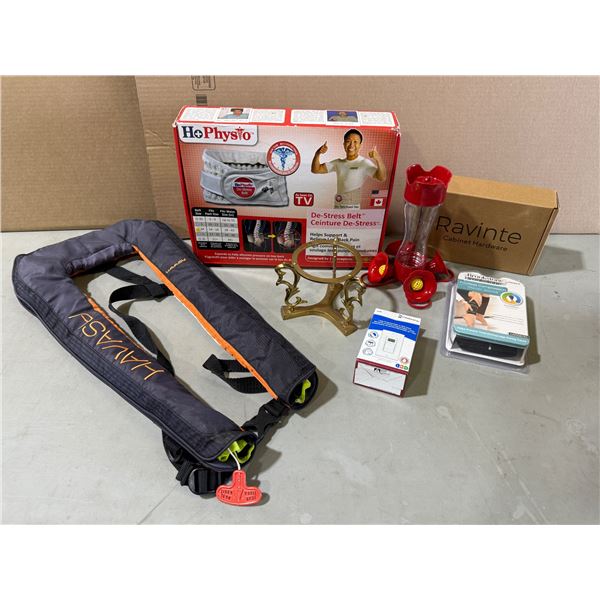 Variety: De-Stress Belt, Hummingbird Feeder, Life Jacket, & More