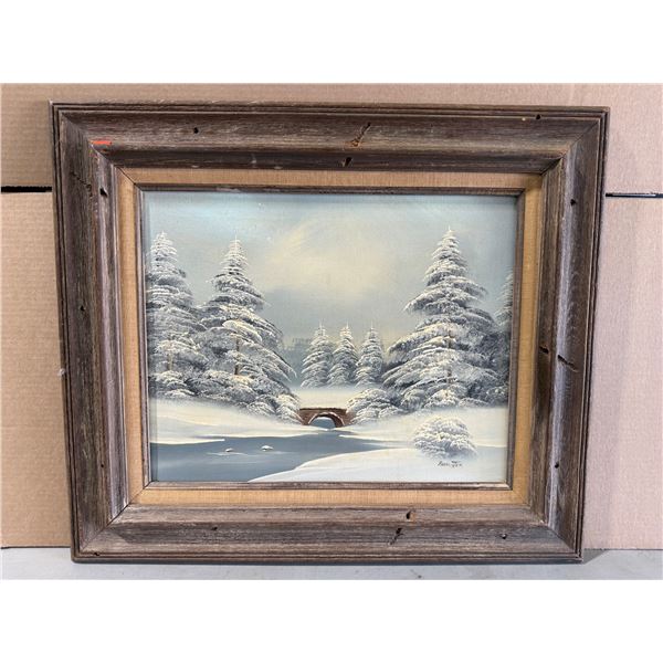 Original Oil On Canvas Painting