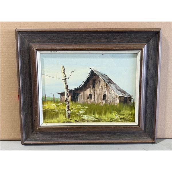 Artist Signed Original Oil On Canvas Painting