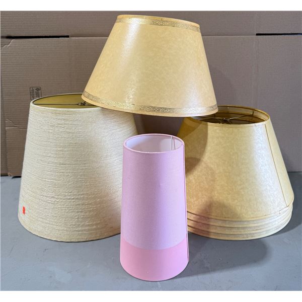 Assorted Vintage Lamp Shades
