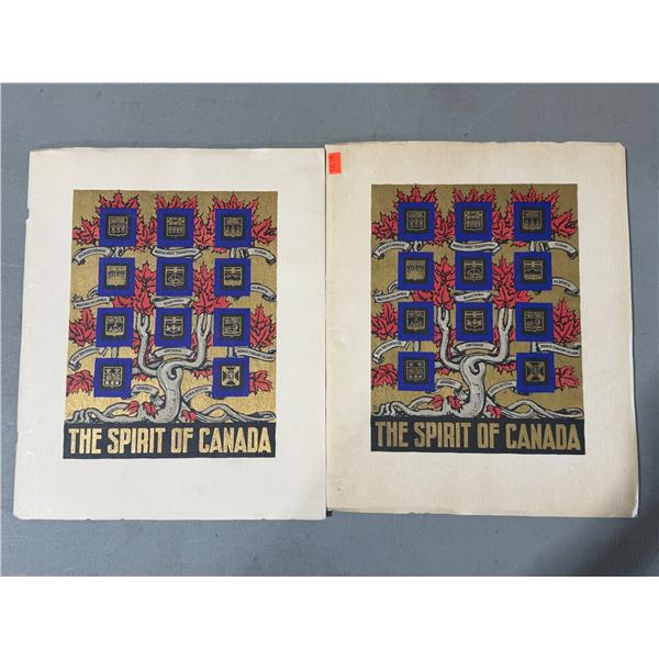2 Vintage The Spirit Of Canada Books