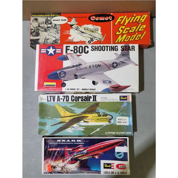4 Model Airplane Kits