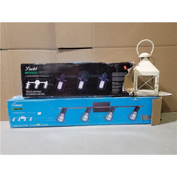 2 Lighting On Tracks & Lantern